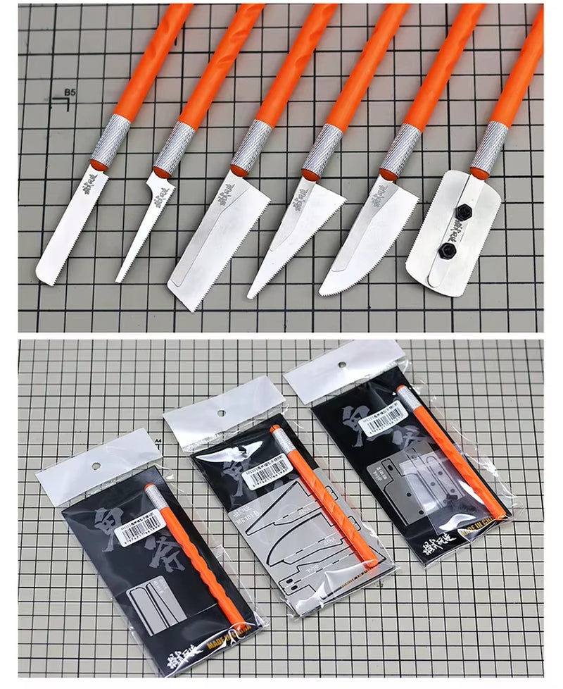 Hobby Model Craft Tool Hand Saws for Models Etching Chip Saw Mini Hand Saw 3 Styles of Saw Blades